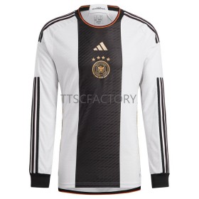 Maillot de Foot Allemagne Domicile Coupe du monde 2022 Manches Longues
